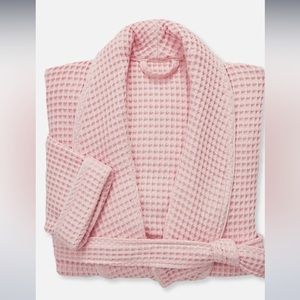 NWOT Brooklinen Waffle Robe in Flamingo
